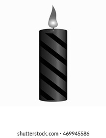icon candle. Template for design and decoration. vector illustration. black icon candle. icon candle. icon candle. 