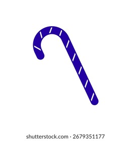 Icon a Candy Cane, isolated against a clean background.