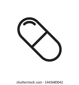 icon capsule vector illustration design