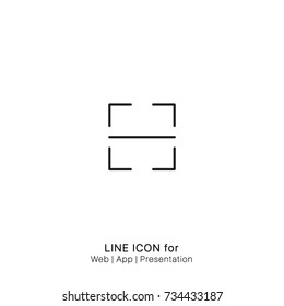 Icon capture graphic design single icon vector
