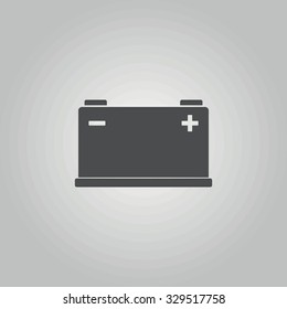 Icon car battery.