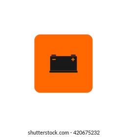Icon car battery.