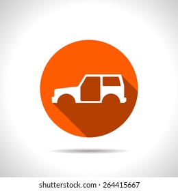 icon of car body