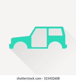 icon of car body