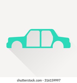 icon of car body
