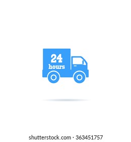 Icon car delivery. 
