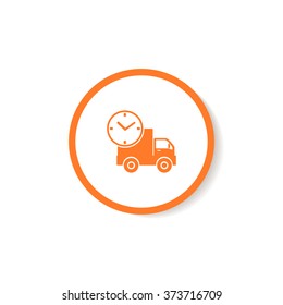 Icon car delivery.