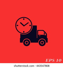 Icon car delivery.