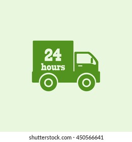 Icon car delivery.
