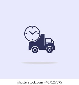Icon car delivery.