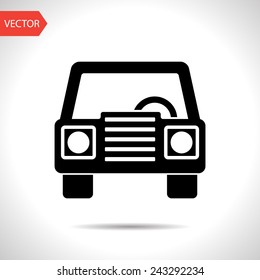 icon of car front