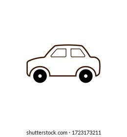 ICON CAR ILLUSTRATION OLD MODEL