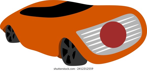  icon car isolated on white background