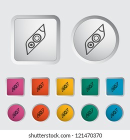 Icon Car Lights. Vector illustration.