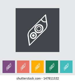 Icon Car Lights. Vector illustration.
