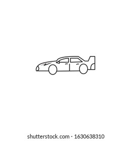 ICON CAR LINE SIMPLE DESIGN VECTOR