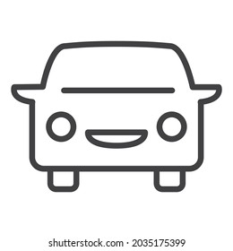 Icon of the car shown from the front