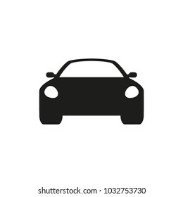 The icon of the car. Simple vector illustration.