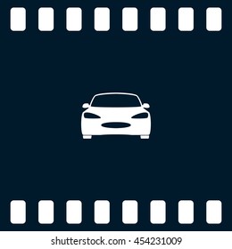  icon of a car. Vector illustration