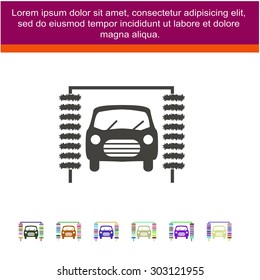 icon of car wash
