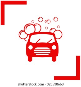 Icon of car wash.