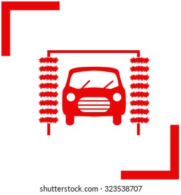 Icon of car wash.