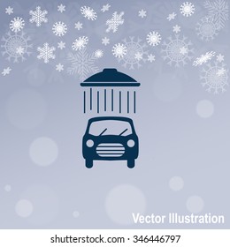 Icon of car wash.