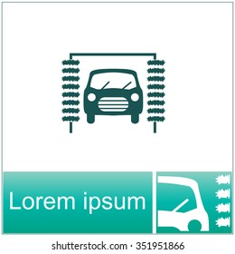 Icon of car wash.