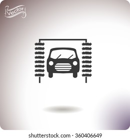 Icon of car wash.