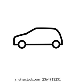 icon car in white background