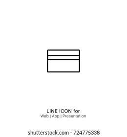 Icon card graphic design single icon vector