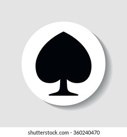 Icon card suit.