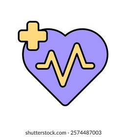 Icon a CARDIOGRAM, isolated against a clean background.