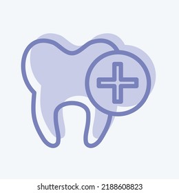 Icon Care. suitable for medicine symbol. two tone style. simple design editable. design template vector. simple illustration