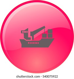 icon cargo ship