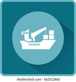 icon cargo ship