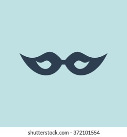 Icon of Carnival Mask. EPS-10.