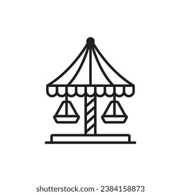 icon carousel vector template illustration logo design