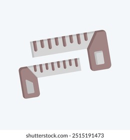 Icon Carpenters Square. related to Measuring symbol. flat style. simple illustration