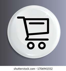 Un icono del carro para guardar tus artículos de compra en línea