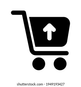 Icon Cart Purchase With Style Glyph