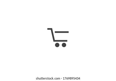 icon- cart shopping , lorem ipsum Flat design