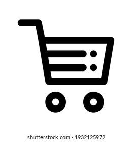 Icon Cart With Style Outline