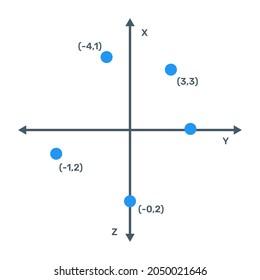 Icon of cartesian analytics in editable design