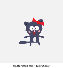 icon cartoon cat