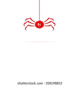 Icon cartoon spider.