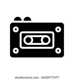 icon cassette with style glyph