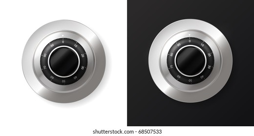 Icon of the castle from the safe deposit box. Vector of EPS10 with transparency