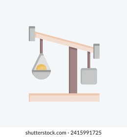 Icon Catapult. related to Medieval symbol. flat style. simple design editable. simple illustration