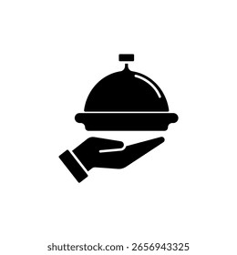 Ícone de um catering, isolado contra um fundo limpo.
